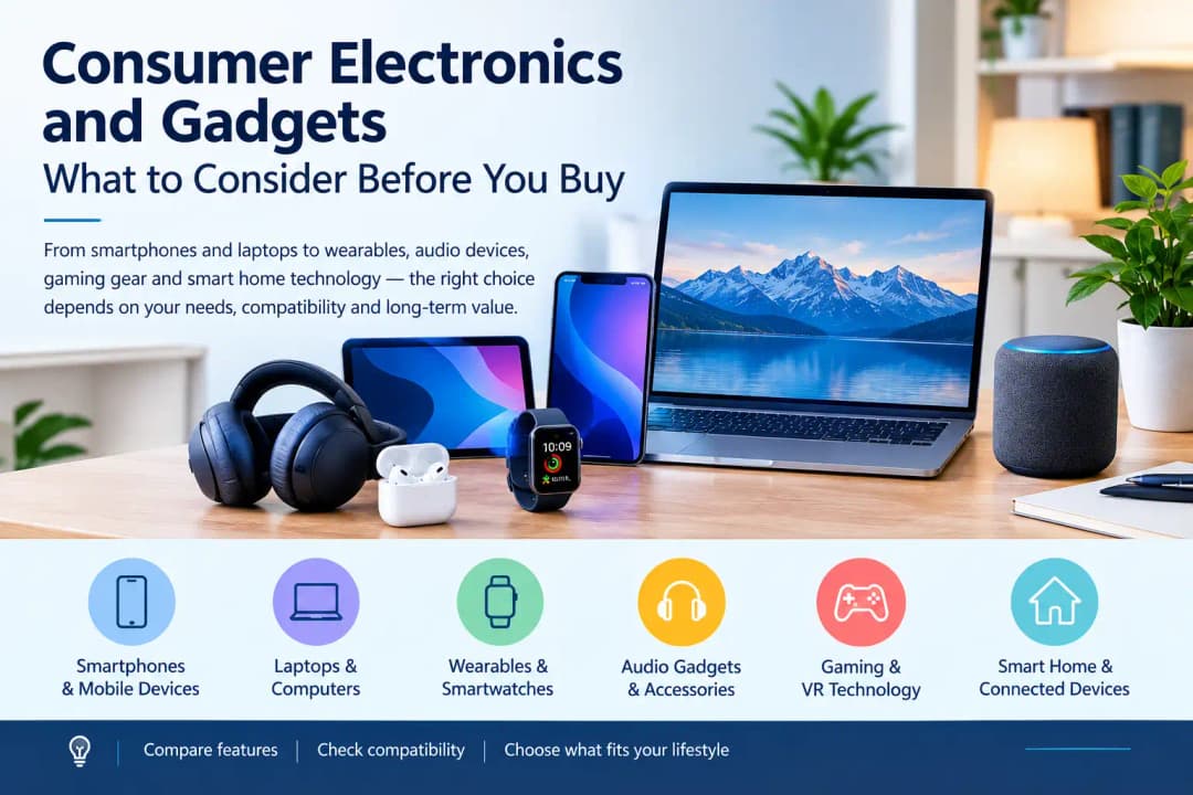 Consumer Electronics and Gadgets: What to Consider Before You Buy