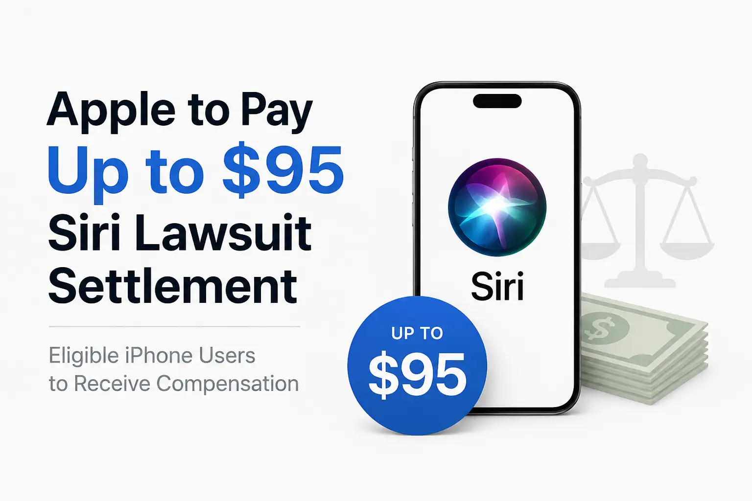 Apple to Pay Eligible iPhone Users Up to $95 After Siri Lawsuit Settlement