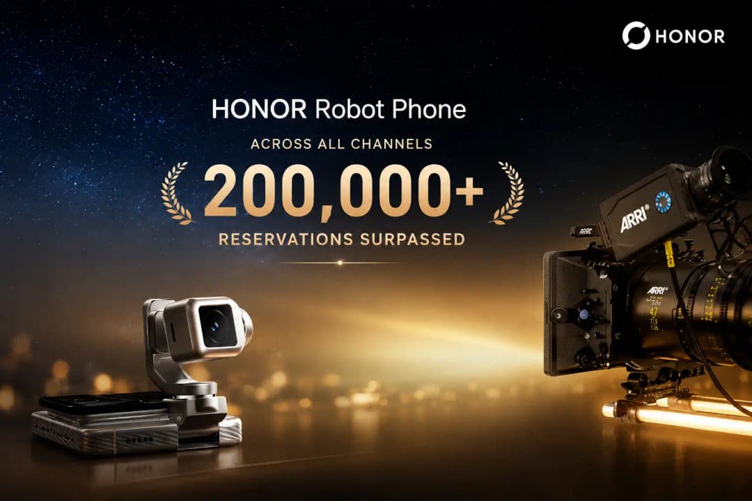 Honor Robot Phone Crosses 200,000 Reservations Ahead of Launch