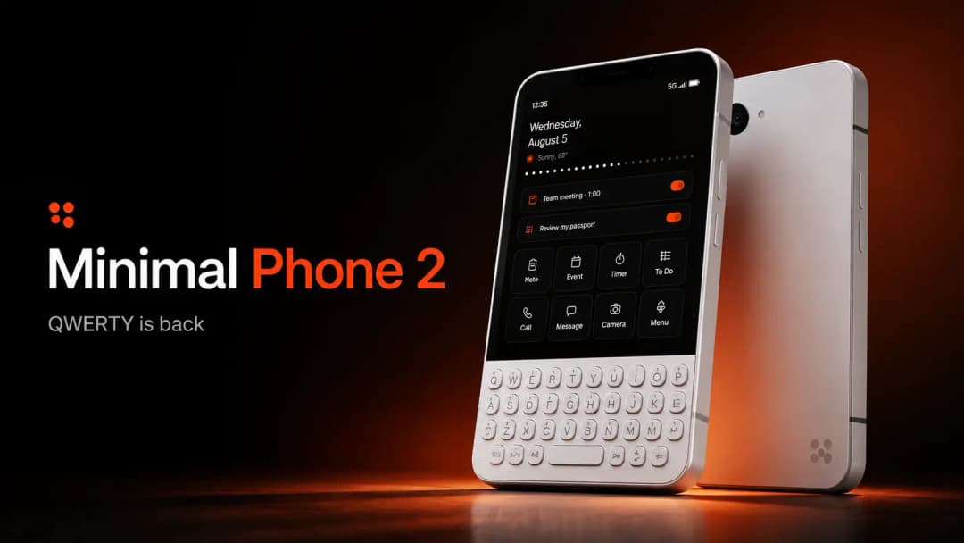 Minimal Phone 2 Brings Back the QWERTY Keyboard With OLED Display, Starts at $599