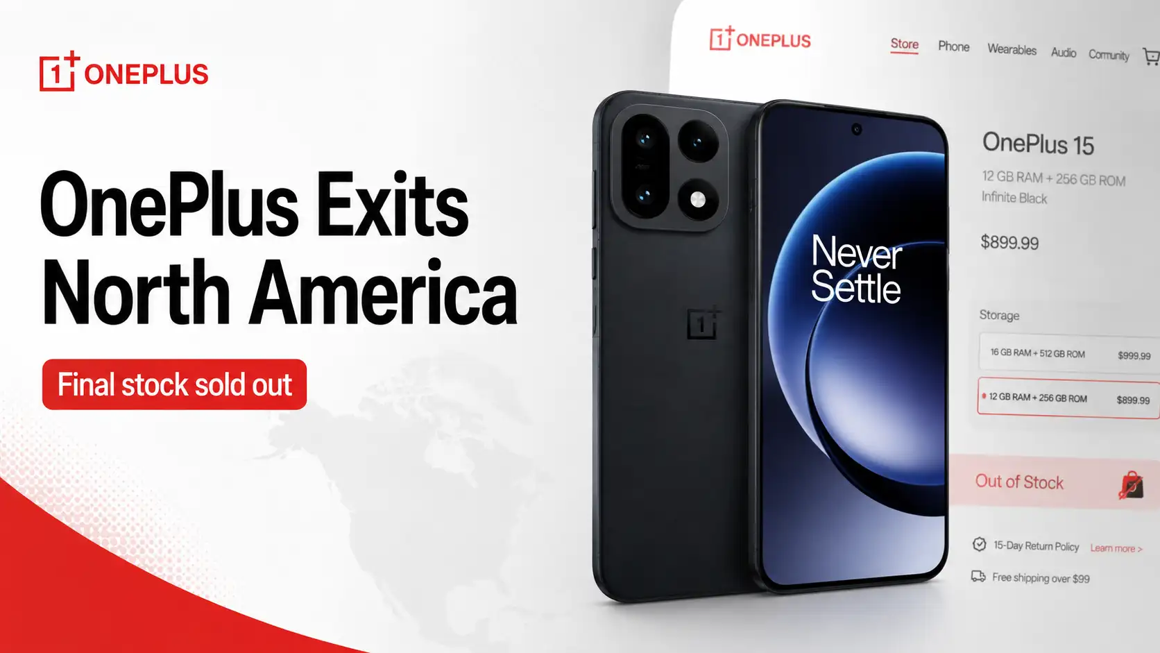 OnePlus Exits North America as Final Phone Stock Sells Out